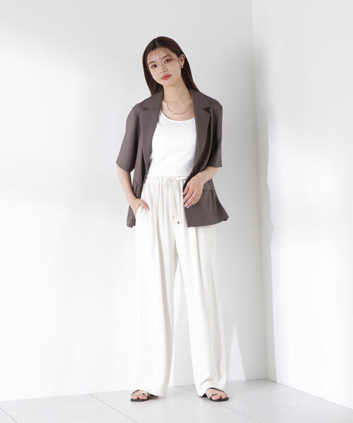 PROPORTION BODY DRESSING（プロポーションボディドレッシング）の「イージーワイドパンツ / 1215130404（その他パンツ・レディース・ブラック/グレー/ホワイト系その他・SMALL/MEDIUM）」の21枚目の写真