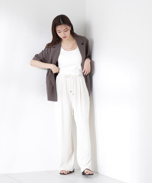 PROPORTION BODY DRESSING（プロポーションボディドレッシング）の「イージーワイドパンツ / 1215130404（その他パンツ・レディース・ブラック/グレー/ホワイト系その他・SMALL/MEDIUM）」の22枚目の写真