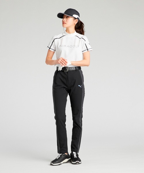 tシャツ PUMA プーマ ウィメンズ ゴルフ SB フロント グラフィック モックネック シャツ レディース セール】PUMA プーマ ウィメンズ ゴルフ SB フロント