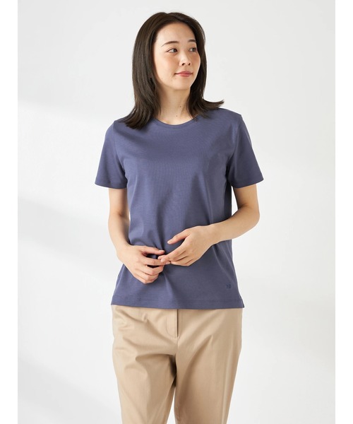 McGREGOR(マックレガー)の「【接触冷感】ファンクションスムースTシャツ(Tシャツ/カットソー・レディース・ネイビー/ダークブラウン/ホワイト/グリーン系その他/カーキブラウン/オレンジ系その他/ブルー系その他2・M/L)」の6枚目の写真
