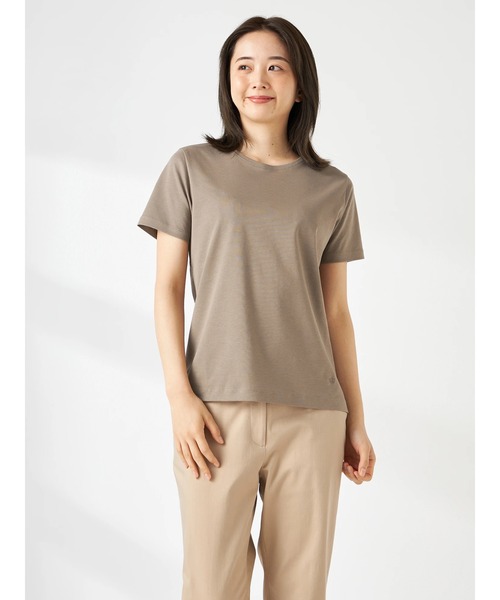 McGREGOR(マックレガー)の「【接触冷感】ファンクションスムースTシャツ(Tシャツ/カットソー・レディース・ネイビー/ダークブラウン/ホワイト/グリーン系その他/カーキブラウン/オレンジ系その他/ブルー系その他2・M/L)」の3枚目の写真