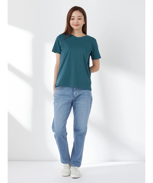 McGREGOR(マックレガー)の「【接触冷感】ファンクションスムースTシャツ(Tシャツ/カットソー・レディース・ネイビー/ダークブラウン/ホワイト/グリーン系その他/カーキブラウン/オレンジ系その他/ブルー系その他2・M/L)」の8枚目の写真