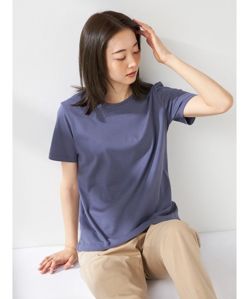 McGREGOR(マックレガー)の「【接触冷感】ファンクションスムースTシャツ(Tシャツ/カットソー・レディース・ネイビー/ダークブラウン/ホワイト/グリーン系その他/カーキブラウン/オレンジ系その他/ブルー系その他2・M/L)」の22枚目の写真