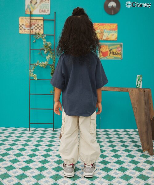 Disney（ディズニー）の「【リンク】ディズニーキャラクター/ラグランTシャツ（Tシャツ/カットソー・キッズ・オフホワイト/レッド/ネイビー/イエロー・90/100/110/120/80/130/140）」の6枚目の写真