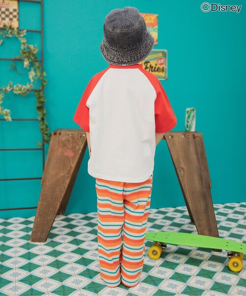 Disney（ディズニー）の「【リンク】ディズニーキャラクター/ラグランTシャツ（Tシャツ/カットソー・キッズ・オフホワイト/レッド/ネイビー/イエロー・90/100/110/120/80/130/140）」の8枚目の写真