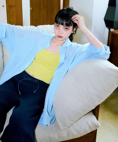 MIDIUMISOLID(ミディウミソリッド)の「『別注』MIDIUMISOLID×TGM sheer voile shirts(シャツ/ブラウス・レディース・ライトブルー/グレー/オフホワイト・ONE)」の21枚目の写真