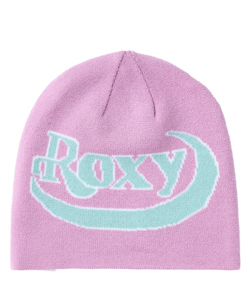 ROXY（ロキシー）の「THE JOY/ロキシーロゴニットキャップ・ビーニー（ニットキャップ/ビーニー・レディース・ホワイト/ピンク/ブラック・FREE）」の3枚目の写真