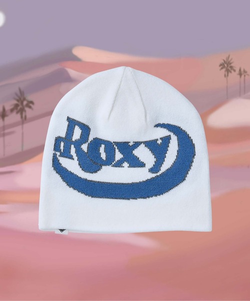 ROXY（ロキシー）の「THE JOY/ロキシーロゴニットキャップ・ビーニー（ニットキャップ/ビーニー・レディース・ホワイト/ピンク/ブラック・FREE）」の6枚目の写真