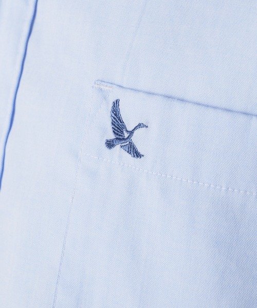 Eddie Bauer(エディーバウアー)の「オックスフォード ボタンダウン 半袖シャツ(シャツ/ブラウス・メンズ・パープル/ピンク/サックスブルー/ホワイト/ダークネイビー・XXL/XL/L/S/M)」の13枚目の写真