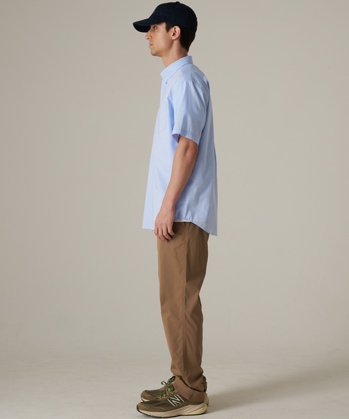 Eddie Bauer(エディーバウアー)の「オックスフォード ボタンダウン 半袖シャツ(シャツ/ブラウス・メンズ・パープル/ピンク/サックスブルー/ホワイト/ダークネイビー・XXL/XL/L/S/M)」の9枚目の写真