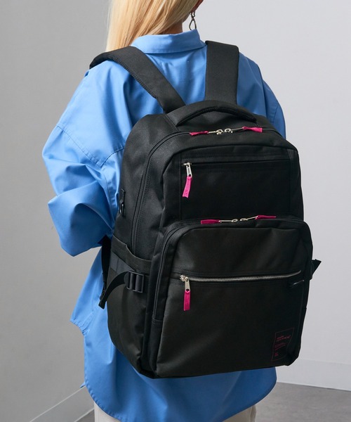 anello(アネロ)の「【anello】GTM0871 バディ 35L大容量多機能リュック(バックパック/リュック・レディース・ブラック/ピンク/ブルー・FREE)」の1枚目の写真