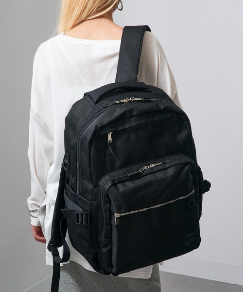 anello(アネロ)の「【anello】GTM0871 バディ 35L大容量多機能リュック(バックパック/リュック・レディース・ブラック/ピンク/ブルー・FREE)」の4枚目の写真