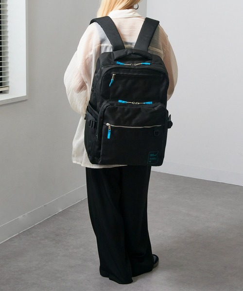 anello(アネロ)の「【anello】GTM0871 バディ 35L大容量多機能リュック(バックパック/リュック・レディース・ブラック/ピンク/ブルー・FREE)」の13枚目の写真