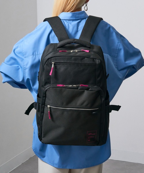 anello(アネロ)の「【anello】GTM0871 バディ 35L大容量多機能リュック(バックパック/リュック・レディース・ブラック/ピンク/ブルー・FREE)」の15枚目の写真