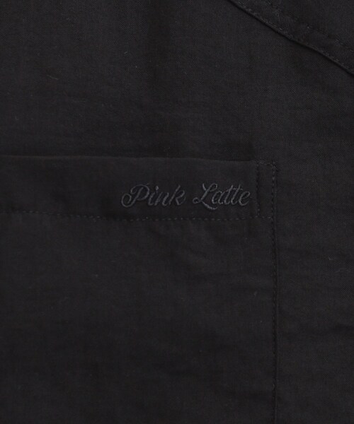 PINK-latte（ピンクラテ）の「ショート丈ブルゾン（ブルゾン・キッズ・ブラック/ベビーピンク/ライトブルー/オフホワイト・13/16/14/15 ）」の20枚目の写真