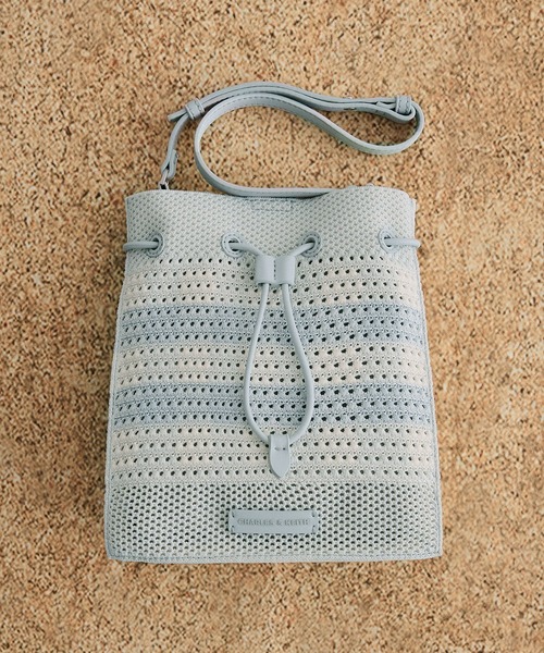CHARLES&KEITHGirls' Ida Knitted Bucket Bag バスケット/送料込 2025-L3-CK11-10782618-05-1.jpg