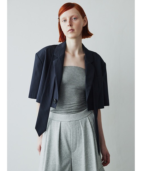 SORIN(ソリン )の「TR Tropical Short Jacket & Tie(テーラードジャケット・レディース・グレー/ダークネイビー/ブラック・38)」の16枚目の写真