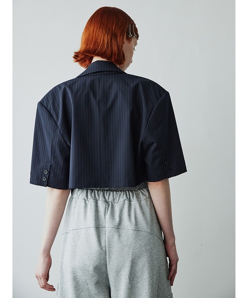 SORIN(ソリン )の「TR Tropical Short Jacket & Tie(テーラードジャケット・レディース・グレー/ダークネイビー/ブラック・38)」の19枚目の写真