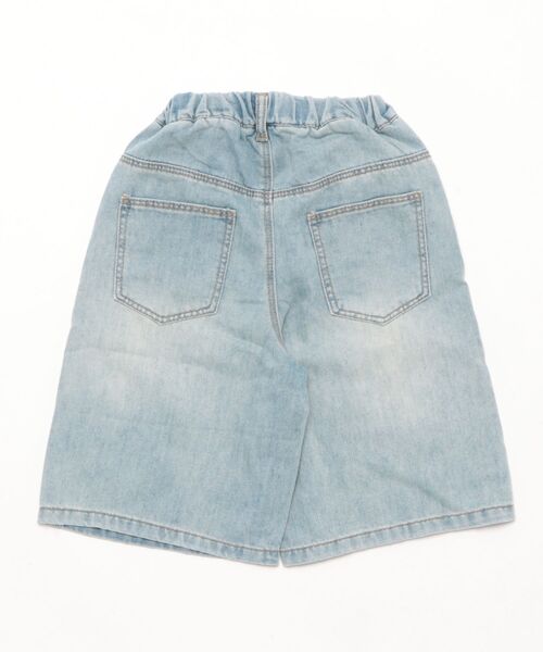 aimoha（アイモハ）の「【aimoha-KIDS-】七分丈　ダメージデニムパンツ (SS)（デニムパンツ・キッズ・ブルー・90/100/110/120/130）」の2枚目の写真