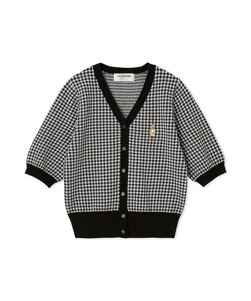 Lily Bearハーフスリーブカーディガン セール】【WEB限定カラー】Lily Bearハーフスリーブカーディガン