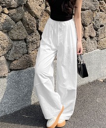 ワイドパンツハイウエストストレートパンツ