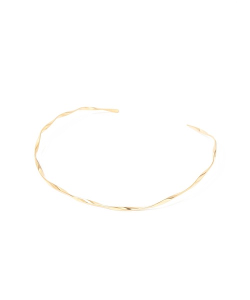 LOWRYS FARM（ローリーズファーム）の「ステンレスシンプルチョーカー 452000（チョーカー・レディース・グレー/グレー系その他/キャメル/ベージュ・FREE）」の3枚目の写真