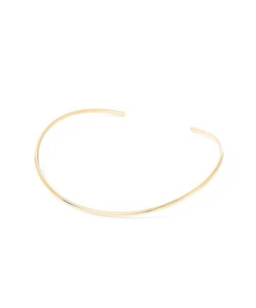 LOWRYS FARM（ローリーズファーム）の「ステンレスシンプルチョーカー 452000（チョーカー・レディース・グレー/グレー系その他/キャメル/ベージュ・FREE）」の4枚目の写真