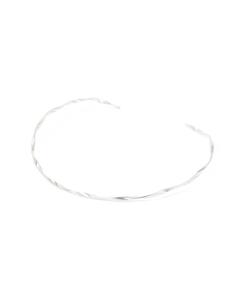 LOWRYS FARM（ローリーズファーム）の「ステンレスシンプルチョーカー 452000（チョーカー・レディース・グレー/グレー系その他/キャメル/ベージュ・FREE）」の2枚目の写真