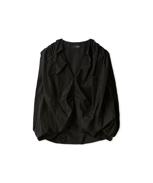 styling/(スタイリング)の「【セットアップ対応】バルーンノースリーブトップス(Tシャツ/カットソー・レディース・ライトベージュ/ブラック・FREE)」の8枚目の写真