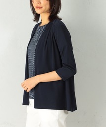 UVカット ワッフルトッパーカーディガン