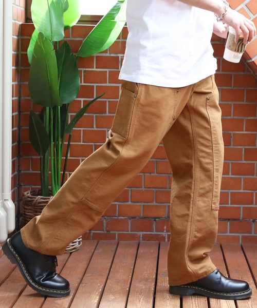 Carhartt（カーハート）の「Carhartt ダックダブルニーパンツ（チノパンツ・メンズ・ブラウン/ブラック・W34xL30/W36xL32/W30xL32/W32xL32/W34xL32/W32xL30/W30xL30）」の13枚目の写真