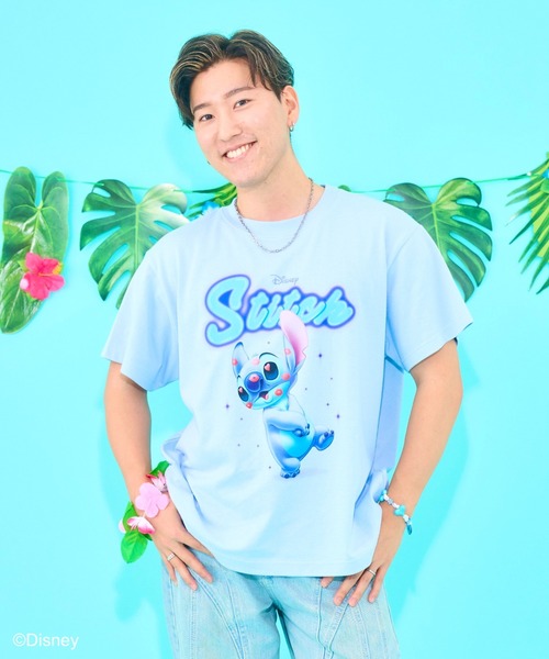 セール】スティッチ＆エンジェル / ビッグT（Tシャツ/カットソー