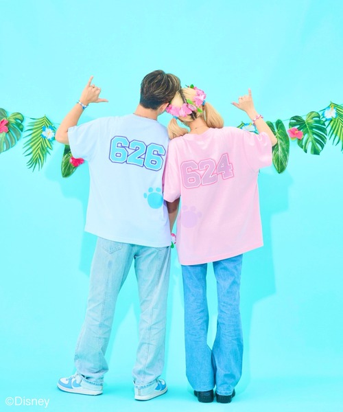 セール】スティッチ＆エンジェル / ビッグT（Tシャツ/カットソー