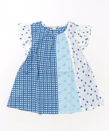 KP | ローンプリント&レース 縦接ぎブラウス(シャツ/ブラウス)