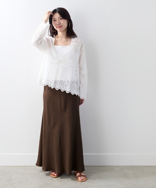 MICA&DEAL（マイカ＆ディール）の「インド綿カットワークブラウス 