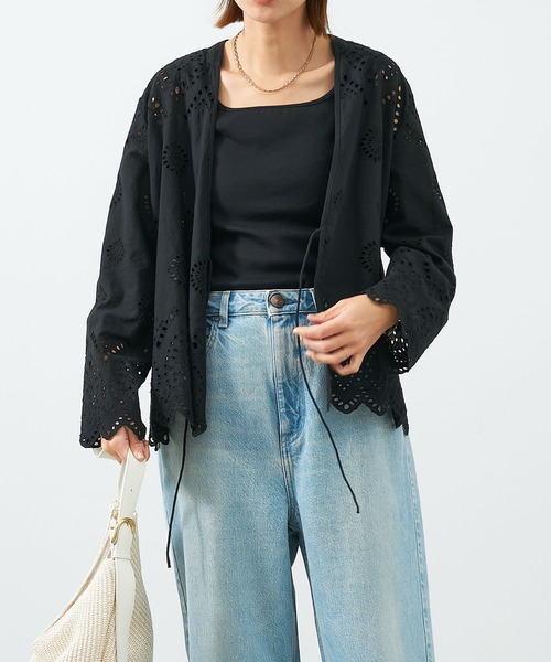 MICA&DEAL（マイカ＆ディール）の「インド綿カットワークブラウス 