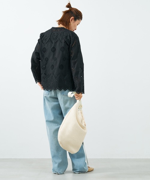 MICA&DEAL（マイカ＆ディール）の「インド綿カットワークブラウス 