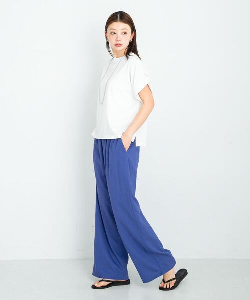 URBAN RESEARCH Sonny Label（アーバンリサーチサニーレーベル）の「コットンイージーカラーパンツ（その他パンツ・レディース・グリーン/ブラック/ブルー/ベージュ・36/38）」の6枚目の写真