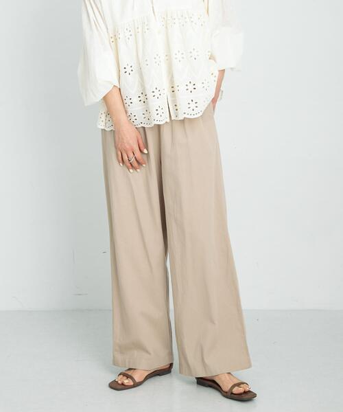 URBAN RESEARCH Sonny Label（アーバンリサーチサニーレーベル）の「コットンイージーカラーパンツ（その他パンツ・レディース・グリーン/ブラック/ブルー/ベージュ・36/38）」の15枚目の写真