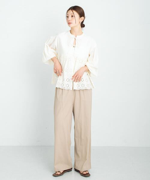 URBAN RESEARCH Sonny Label（アーバンリサーチサニーレーベル）の「コットンイージーカラーパンツ（その他パンツ・レディース・グリーン/ブラック/ブルー/ベージュ・36/38）」の20枚目の写真