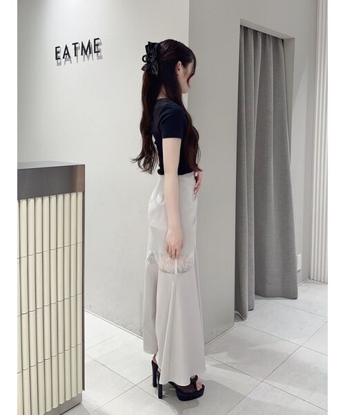 EATME(イートミー)の「バレエプリントTシャツ(Tシャツ/カットソー・レディース・オフホワイト/ブラック・FREE)」の5枚目の写真