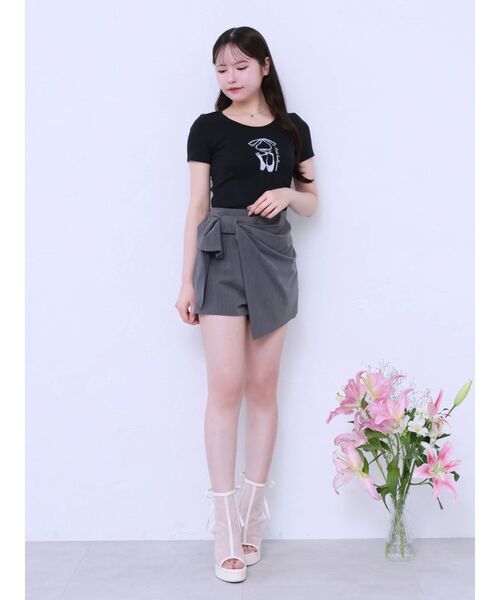 EATME(イートミー)の「バレエプリントTシャツ(Tシャツ/カットソー・レディース・オフホワイト/ブラック・FREE)」の11枚目の写真