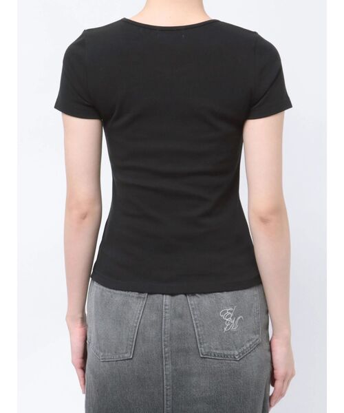 EATME(イートミー)の「バレエプリントTシャツ(Tシャツ/カットソー・レディース・オフホワイト/ブラック・FREE)」の19枚目の写真