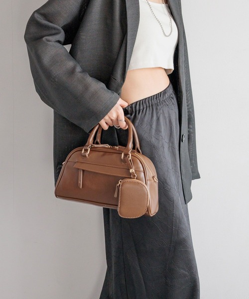 お値下げ★シンシアローリーボストンバッグ セール】ポーチツキボストンBAG 496973（ショルダーバッグ