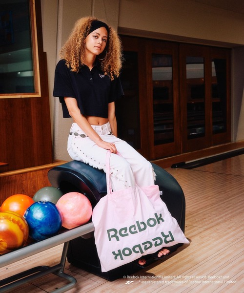 FOREVER 21（フォーエバー トゥエンティーワン）の「【Reebok（リーボック）】ロゴトートバッグ（トートバッグ・レディース・ピンク/レオパード・FREE）」の3枚目の写真