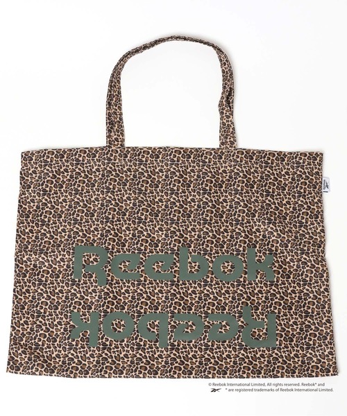 FOREVER 21（フォーエバー トゥエンティーワン）の「【Reebok（リーボック）】ロゴトートバッグ（トートバッグ・レディース・ピンク/レオパード・FREE）」の6枚目の写真
