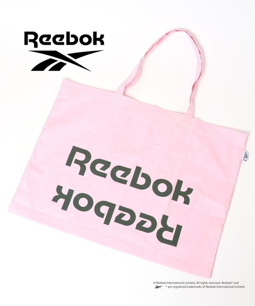 FOREVER 21（フォーエバー トゥエンティーワン）の「【Reebok（リーボック）】ロゴトートバッグ（トートバッグ・レディース・ピンク/レオパード・FREE）」の4枚目の写真