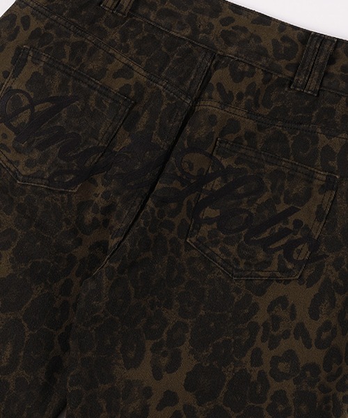 ★FANCY CLUB★レオパード ブーツカット パンツ FANCY CLUB/ファンシークラブ LEOPARD BOOTCUT PANTS レオパード