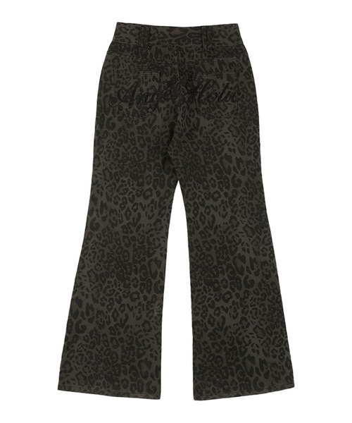 FANCY CLUB/ファンシークラブ LEOPARD BOOTCUT PANTS レオパード