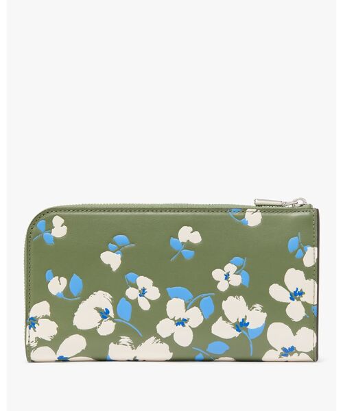 Kate Spadeフラワージップ アラウンド コンチネンタルウォレット Spade Flower Zip Around Continental Wallet | Kate Spade New York